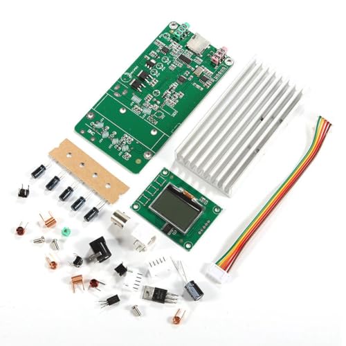 Ycagrain FM-zender met fasevergrendeling, 15 W, digitale frequentiekits PLL-radio + LCD-module voor digitale weergave