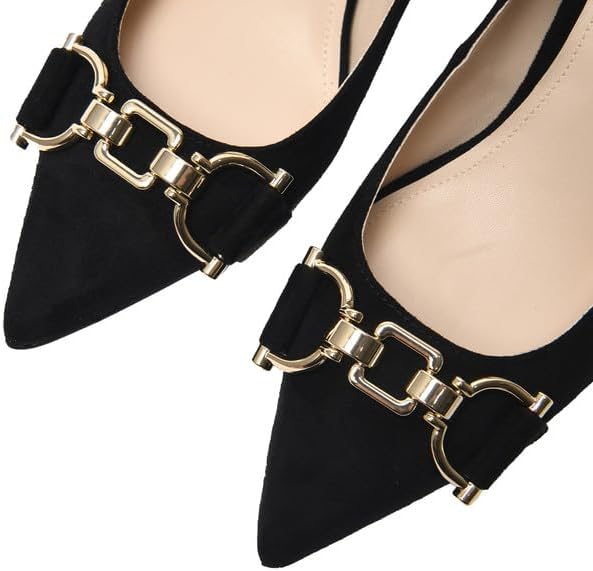 Women's Closed Toe High Heels Dress Pointed Toe Wedding Pump Shoes Prom Bridal Work Office Pumps for Women - Image 5