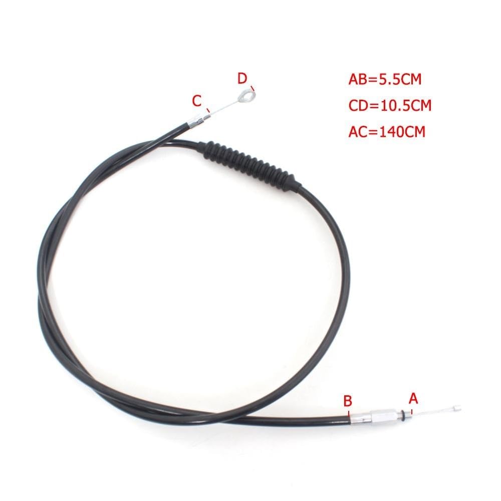 Cables de acelerador línea embrague 140cm-180cm para Sportster Iron XL 883 1200 H XL883R PLC para Dyna para Softail