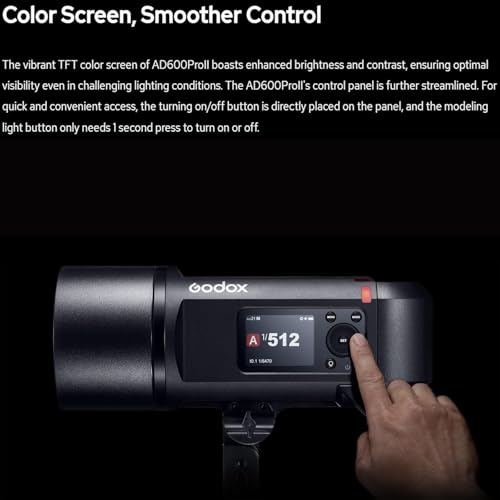 Godox AD600 Pro II 600Ws Outdoor Flash, 2.4G TTL