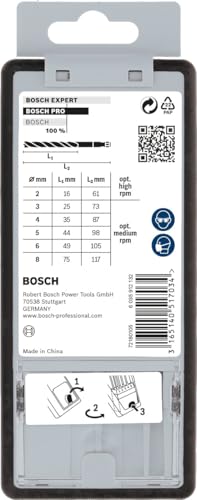 Mèches à bois Bosch queue six pans pour perceuse sans fil argent - 5