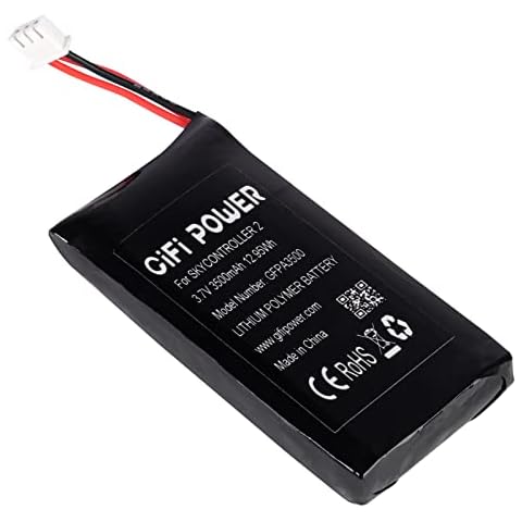 Beacon Pet 3.7V Lipo Battery 3500mah Rechargeable Lipo Replacement Battery for Parrot Skycontroller 2P, Bebop 2 Radio Cover