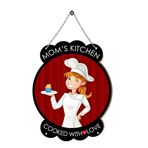 Image of PRINTELLIGENT Funny Home Door Hanging (Multicolour, 8 x 12)