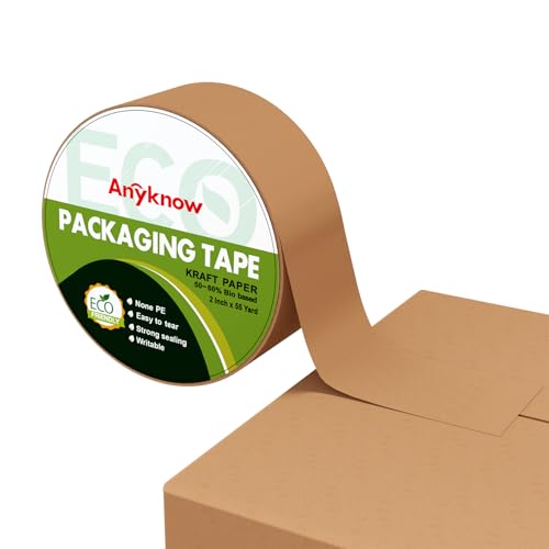 Anyknow 2 inch Self Adhesive Kraft Paper Tape - Eco