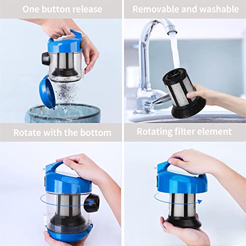 Aigostar Stofzuiger met zak, 700 W, compacte stofzuiger, HEPA-filter, grote capaciteit, klasse A - Image 7