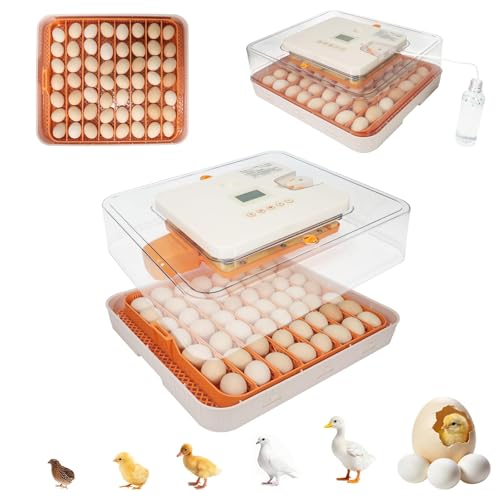 Gen IV – 56 Egg Fullly Automatic Incubator, 2026 Upgraded Design, Intelligent Sensor-Based Humidity & Temp Control, Chick Separator, Custom Days, Adjustable Auto Turning & Stop, Flexible Egg Spacing by GleeGearNex - Used condition - US$67.89