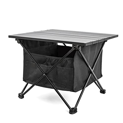 Table pliante de camping portable en aluminium avec stand de sol pour barbecue