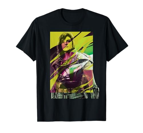 T-shirt Star Wars The Mandalorian Cara Dune vêtement imprimé geek pour homme et femme