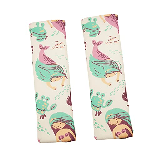 Image of Seat Belt Cover Pad for Kids, 2 Pcs Soft Baby Seat Belt Cushions Pads, Car Seat Straps Shoulder Protector Pillow for Girls Boys