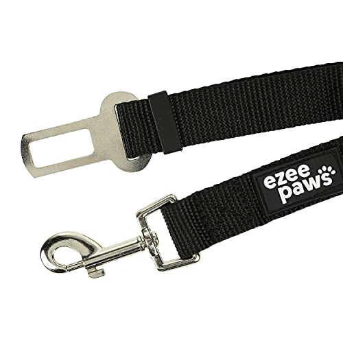 Ezee Paws Dog Seat Belts for Car 4 Pack Dog Car Harness, Travel Dog Accessories, Adjustable Dog Seat Belt Safety Restraints (Black) - Image 3