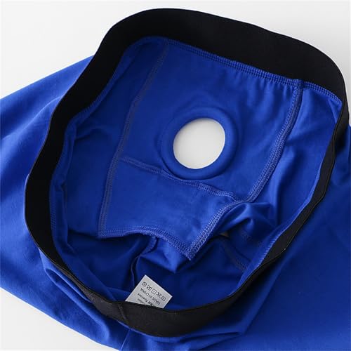 Men Sexy Cotton Open Front Hole Low Waist Underwear Lingerie Panties Boxers Shorts4