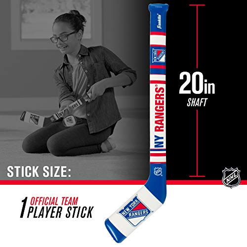 Image of Franklin Sports NHL Team Mini Soft Hockey Stick Set - NHL Team Soft Foam Mini Hockey Stick and Ball - Great Toy for Kids