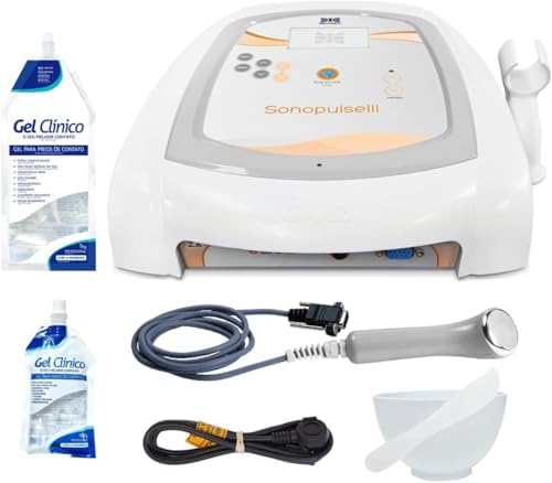 Sonopulse III Ultrassom 1 e 3mhz Fisio e Estética + Gel + Cubeta ...