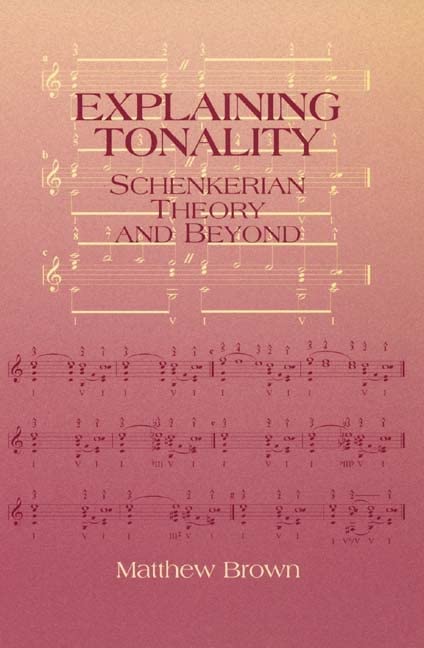Schenkerian Theory guide Explaining Tonality pour vos études au conservatoire
