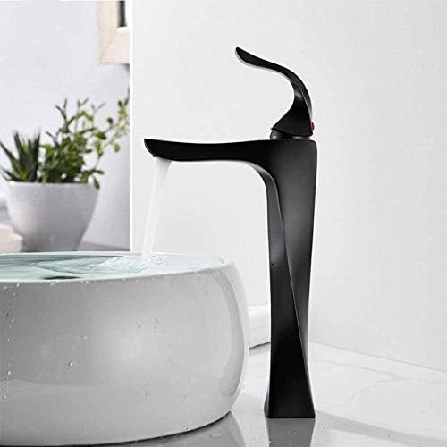 Kitchen Taps Faucet Modern Bathroom Black Basin Sink Deck Mounted Vanity Mixer Tap Single Handle Creative Mixing Crane