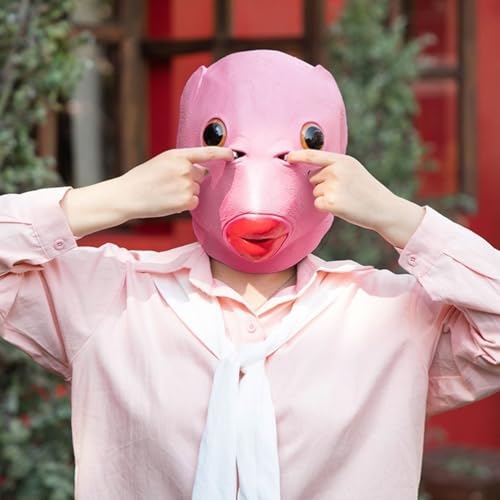 GTYHH 1 Morceau De Couvercle De Tête De Poisson Drôle, Couvre-Chefs Drôles, Couvercle De Tête De Fête, Couvercle De La Tête De Corde, Couvre-Chefs En Forme De Monstre, Jeux De Rôle. – vue 5