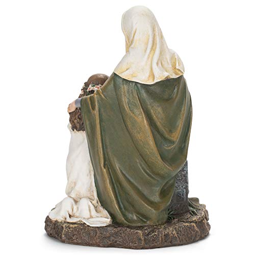 Joseph's Studio by Roman – 7" St. Anne Figurine, Religious Home Décor Statue, Devotional Gift for Prayer & Inspiration