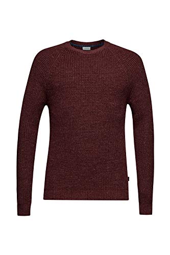 ESPRIT 099ee2i009 Felpa, Rosso (Dark Red 610)