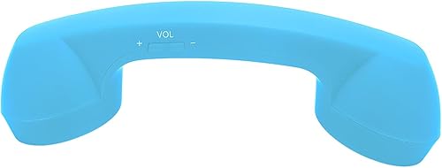 Miniatura 3 de Auricular de teléfono, receptor de teléfono recargable a prueba de radiación retro con llamada cómoda para personas nostálgicas (azul cielo)
