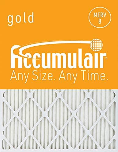 Accumulair Gold 19x19x1 (Actual Size) MERV 8 Air Filter/Furnace Filter (2 Pack)