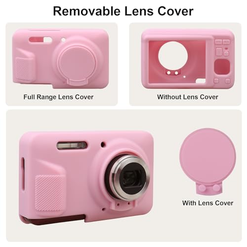 Funda de silicona para cámara Kodak PIXPRO FZ55 rosa miniatura 4