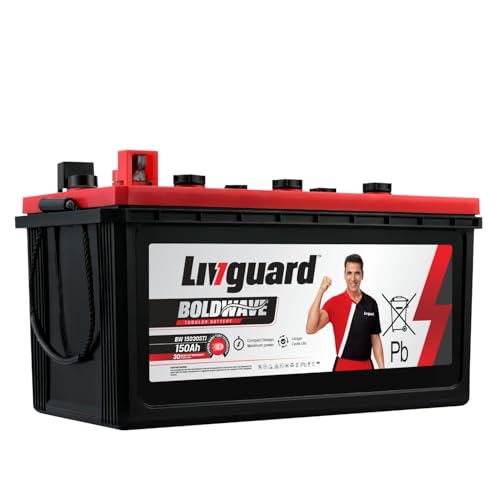 Livguard Value Plus Bold Series 150Ah Short Tubular Jumbo Inverter Battery | 30 Month Warranty | Reliable Power Backup for Home, Office, and Shops | Compatible with All Inverter Types