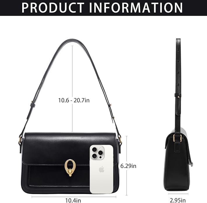 LA FESTIN Trendy Crossbody Handbags For Everyday Underarm Shoulder Bag with Adjustable Strap - Image 3