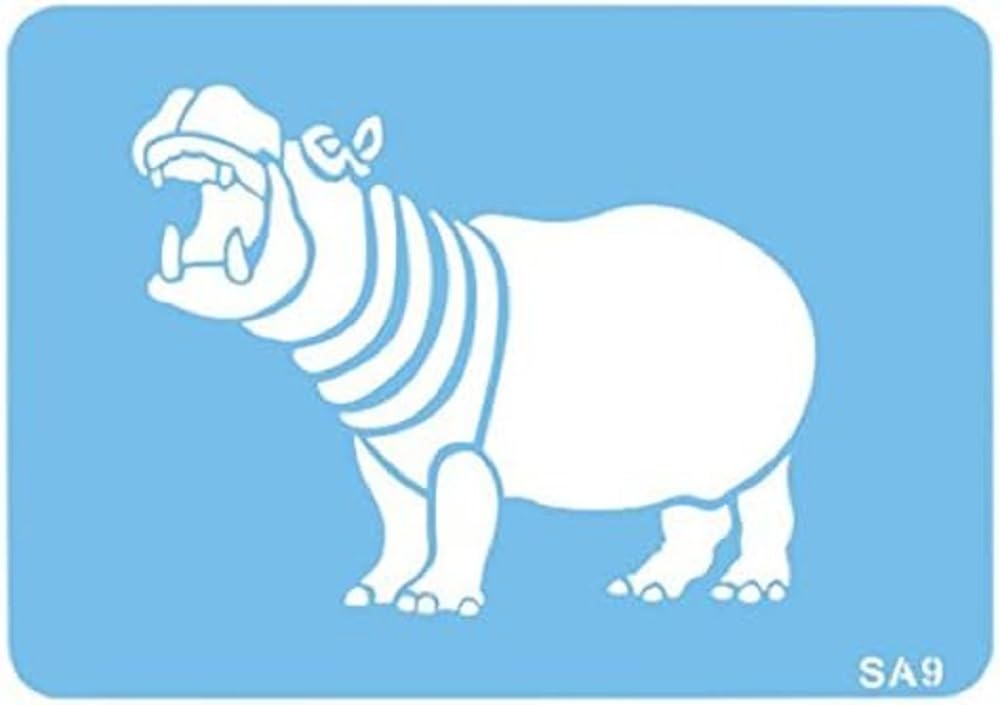 JEM Hippo Stencil