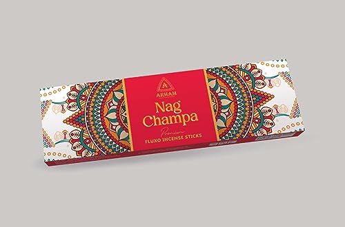 Image of Nag Champa fluxo (Flora Agarbatti) Masala Incense Sticks Pack of 120 Sticks, 225 GMS.
