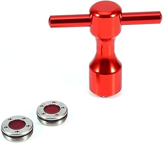 KONGWU Putter 2pcs Red Golf Putter Weights + Golf Wrench Spanner Tool For Scotty Cameron Putters (5g) Golf Accessories Amazing