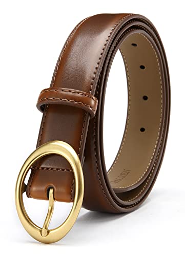 Qual a Melhor Bota Texana Feminina de 2025? Melhores Ranking 12 CR Western Cintos femininos – Cinto de couro de 3,8 cm para calça jeans – Cintos country para mulheres com fivela grande vintage, Marrom, 31-33 (Fit Pants 4-6)