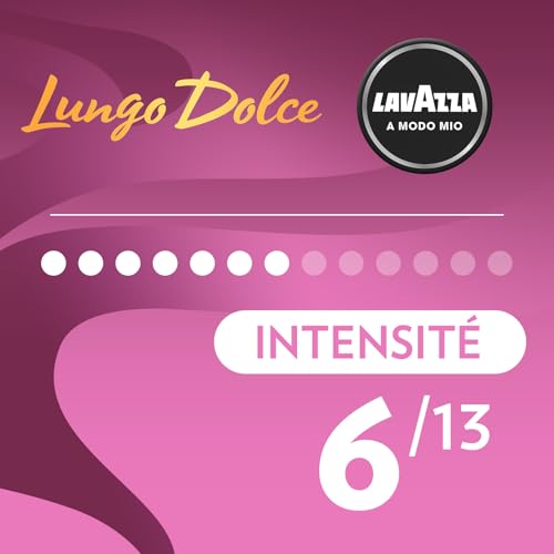 LAVAZZA Capsule Lungo Dolce A Modo Mio Café Long 100% Arabica Doux 36 Capsules Compatibles - vue 4