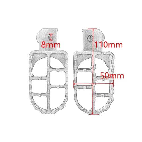 Repose-pieds de motocross pour réparer les cales usées de CRF50 et PW80