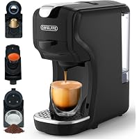 CAFELFFE MK-611 Capsule Coffee Machine, Hot Cold Brew 3-in-1