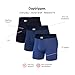SAXX Underwear Co. Men's Daytripper Comfort Stretch Boxer Brief Fly 3 Pack, Sport Blue/Blueberry/Maritime, Medium