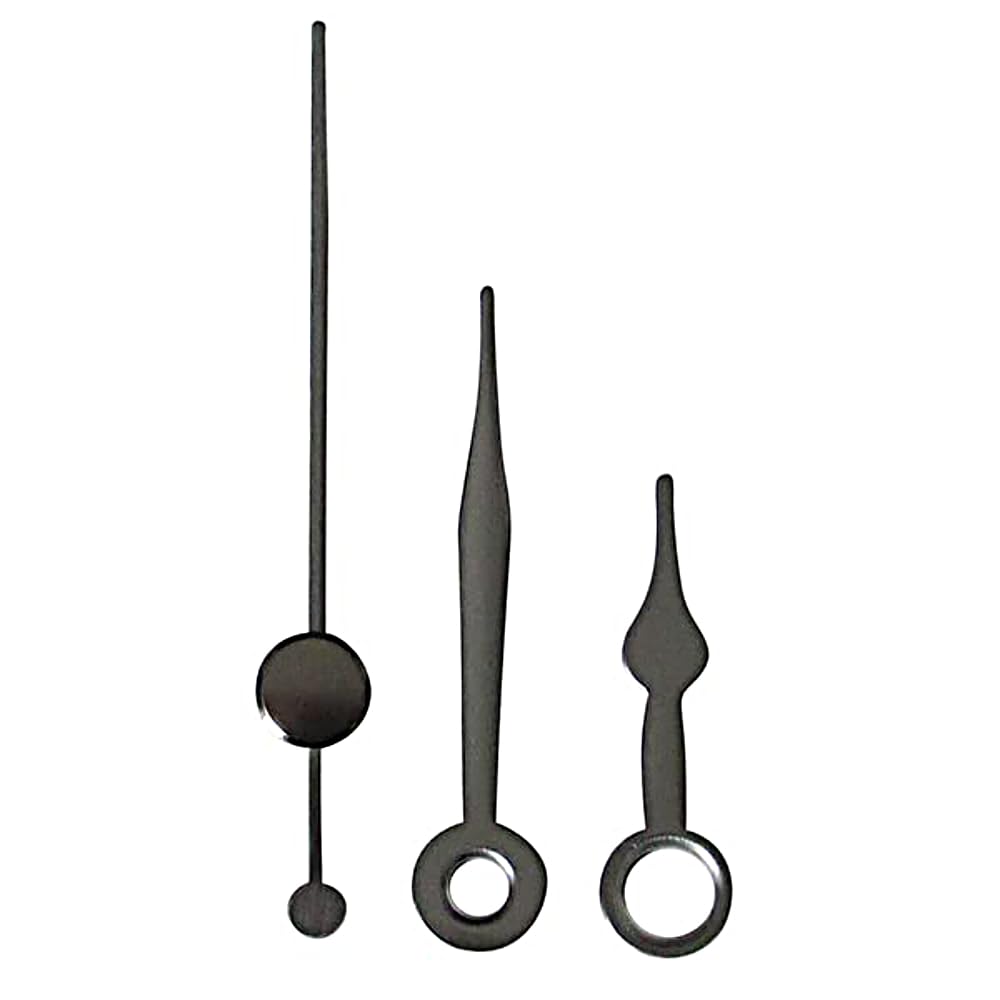 Replacement Silver Metal Press Fit Clock Hands Compatible With Chinese Quartz Mechanism DIY Repair 36mm