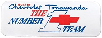 Eckler's Premier Quality Products 33181041 Camaro Valve Cover Decal Number 1 Team Tonawanda Big Block 72