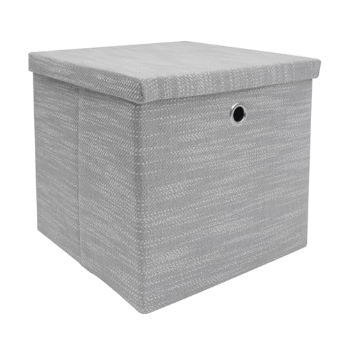 Boîte de rangement cube JVL Serena pour optimiser les petits espaces - 2