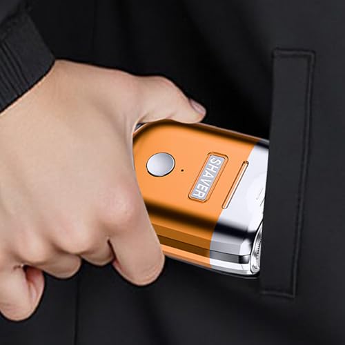 Afeitadora de hombre portátil inalámbrica con recortador de barba e impermeable 3