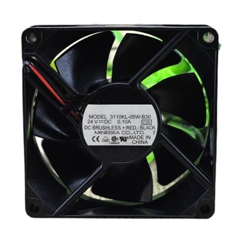 Ventilador de refrigeración para fuentes de alimentación industriales de 24V y 8cm