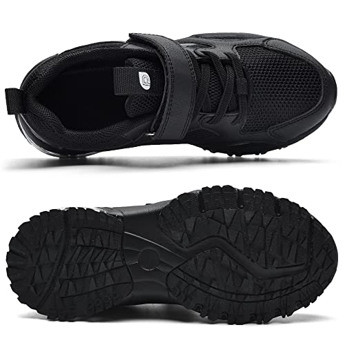 Jinta Shoes Kids Air Shoes For Boys Girls Children Tennis Sports Athletic Gym Running Jogging Sneakers (Blackgrey Little Kid Size 2.5) #TOP2