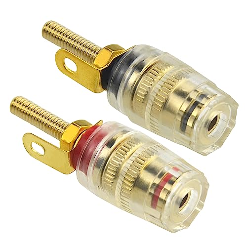 Conectores de enchufe de amplificador de altavoz de 4 mm y terminales de poste de unión roscados 5