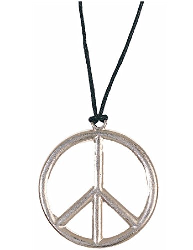 Rubie's Costume Co. Metal Peace Pendant, One Size, Multicolor