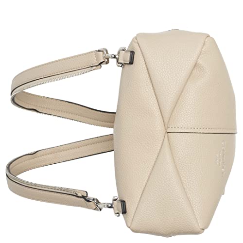 Image of Calvin Klein Women's Myra Backpack for Women - Vegan Leather Convertible Sling Backpack, 2 Pockets, Mushroom, One Size