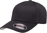 Flexfit mens Athletic Mesh Hat, Black, One Size US