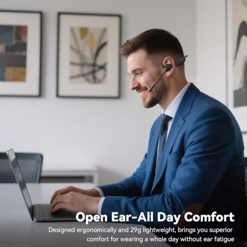Open Ear Trucker Bluetooth Headset