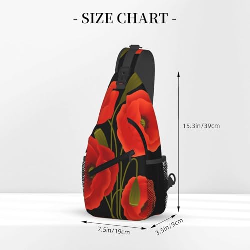 Mochila cruzada urbana para mujer y hombre negra miniatura 2