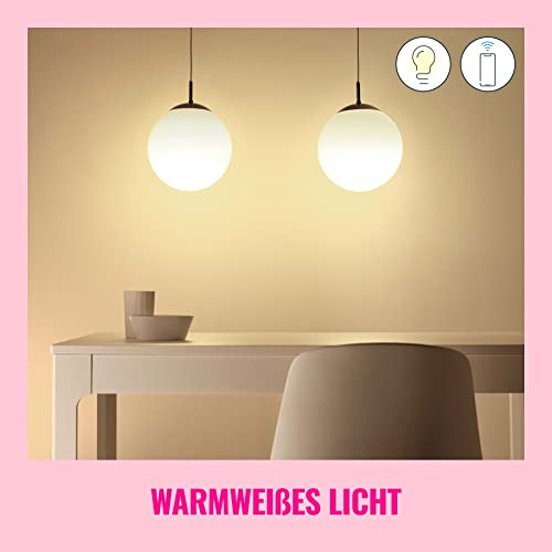 WiZ Tunable White and Color LED Lampe E27 (806 lm), 60 W 1er-Pack Lampe mit 16 Mio. Farben oder warm- bis kaltweißem dimmbarem Licht… – Ansicht 2