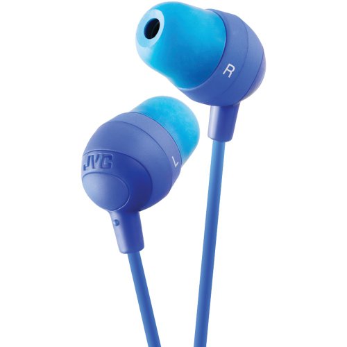 JVC HAFX32A Marshmallow Earbuds, Blue