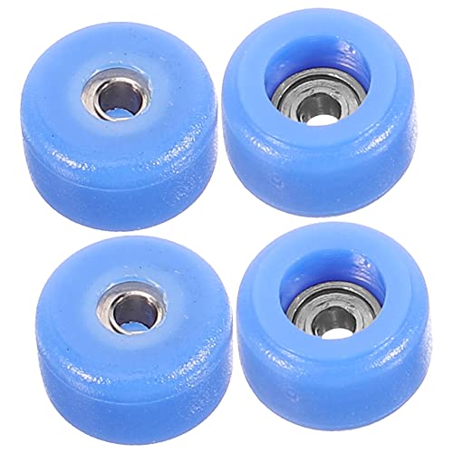 Toddmomy 4 Piezas Accesorios para Patinetas De Mini Patineta Ruedas De Skate Agitarse Scooter Juguete Inquieto Máquina De Garras Mini Juguetes Útiles Escolares Acero Inoxidable Blue